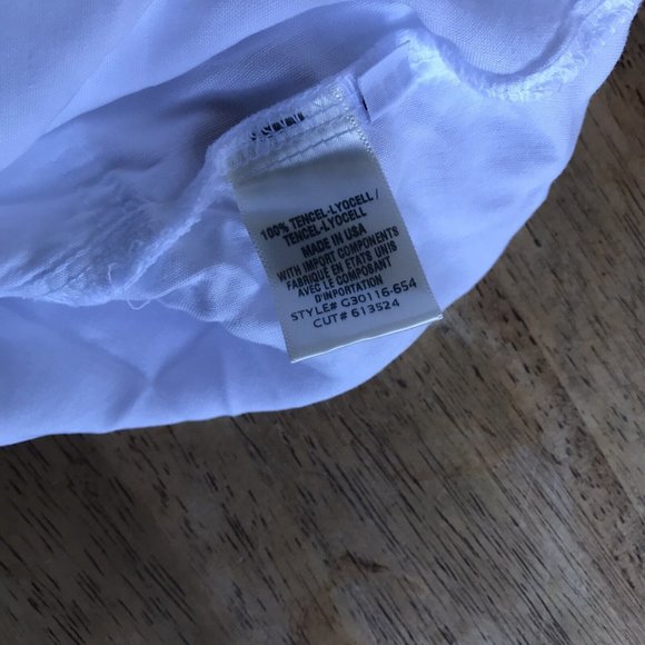 bella dahl girl white skirt 14 pockets - Picture 7 of 7